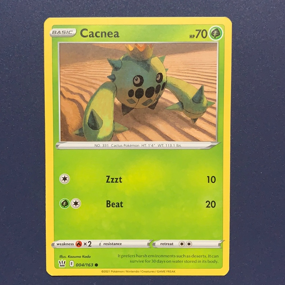 Cacnea Pokémon card 4/163